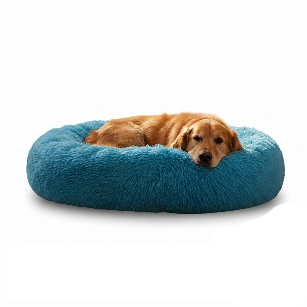 Cama Tipo Dona Para Mascotas Lavable