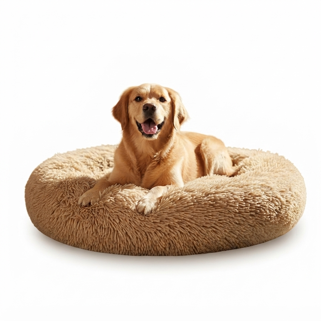 Cama Tipo Dona Para Mascotas Lavable
