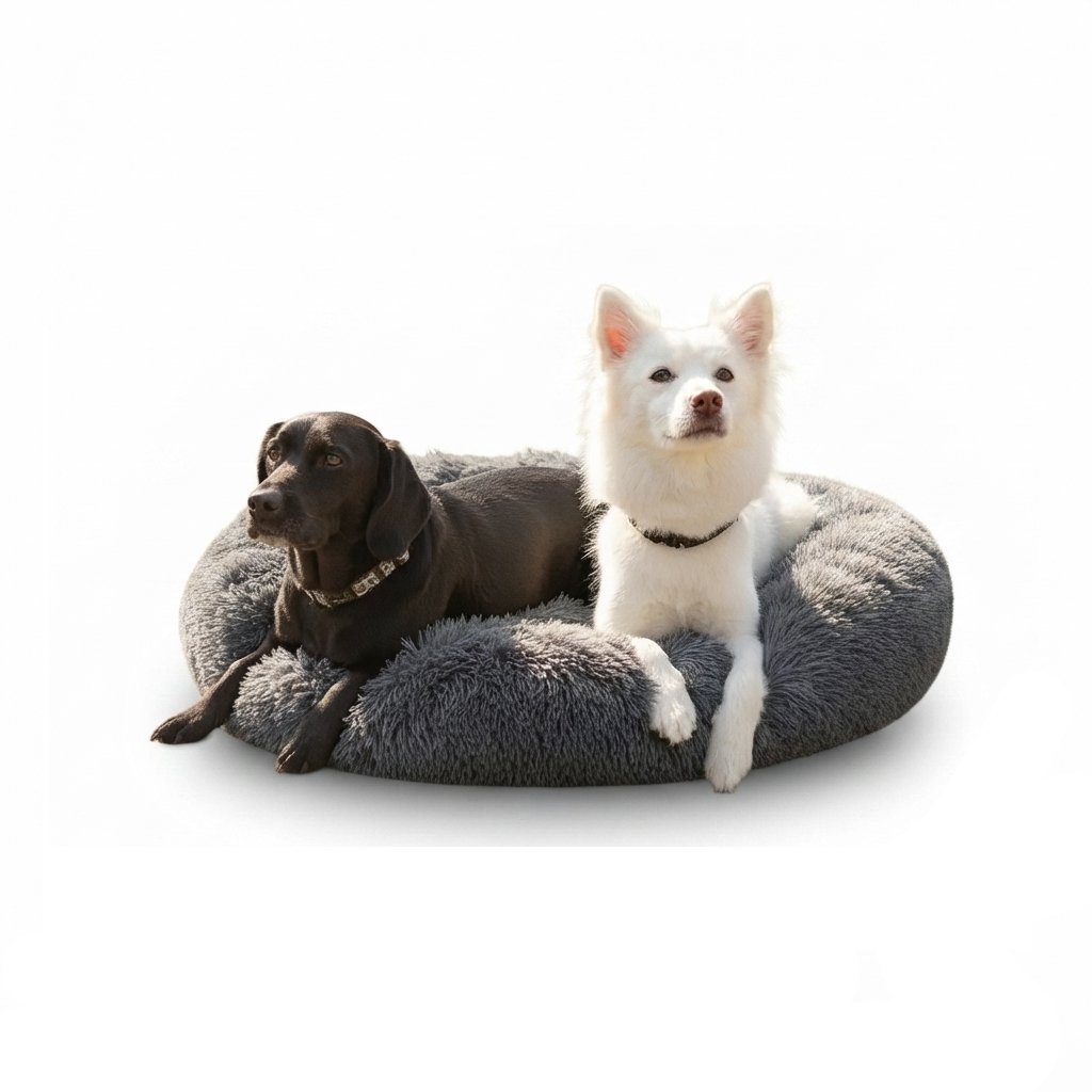 Cama Tipo Dona Para Mascotas Lavable