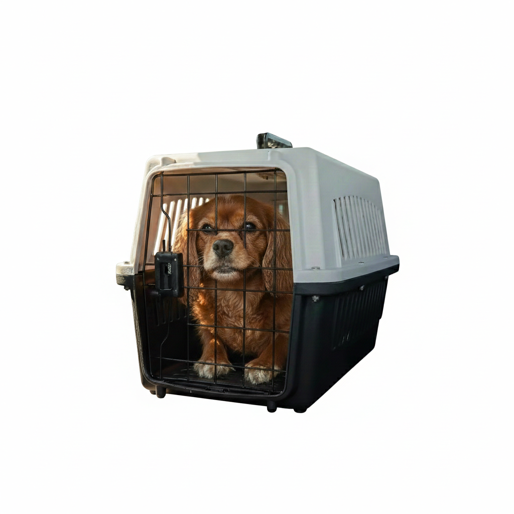 Guacal Cargador Plastico Para Viajes Perros