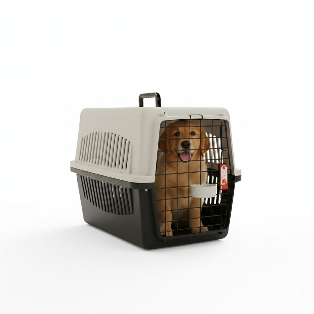 Guacal Cargador Plastico Para Viajes Perros