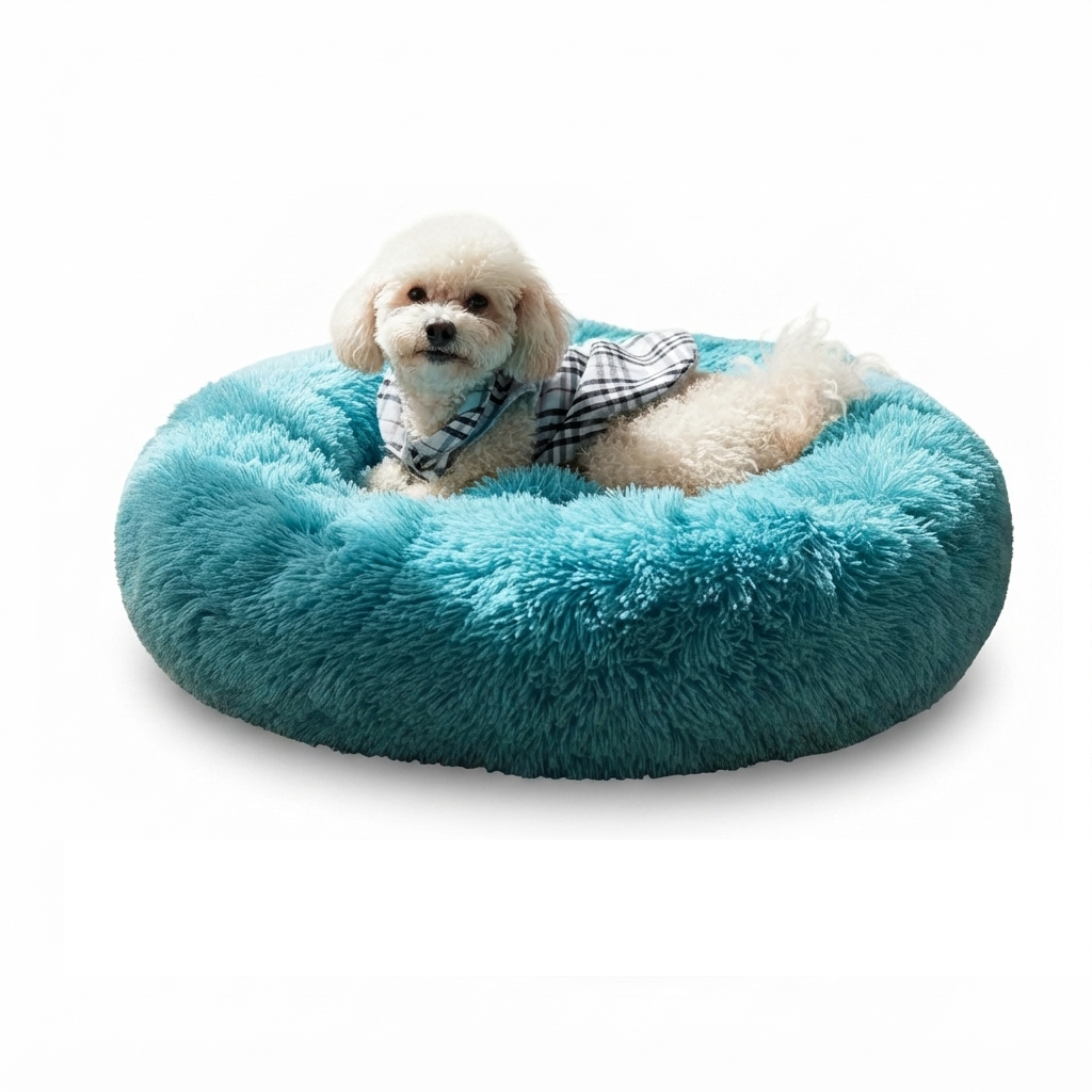 Cama Tipo Dona Para Mascotas Lavable