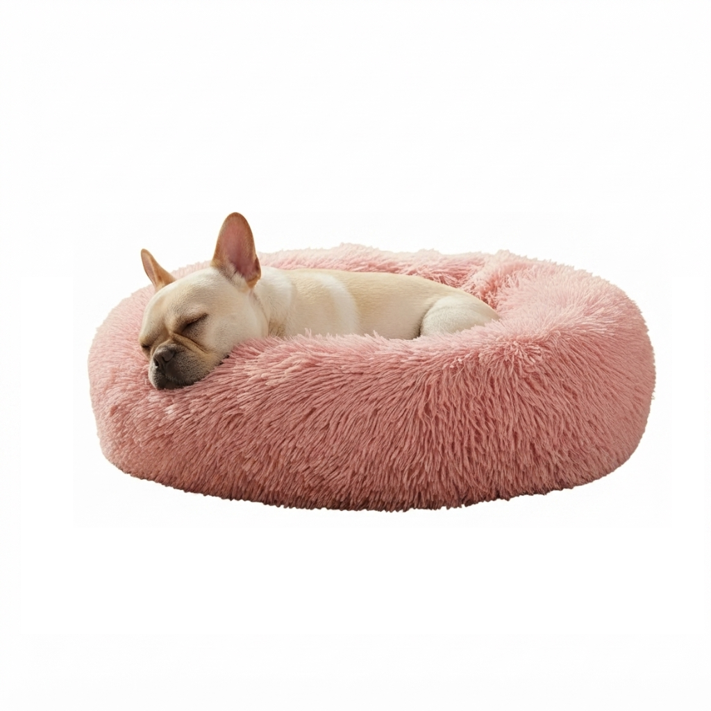 Cama Tipo Dona Para Mascotas Lavable
