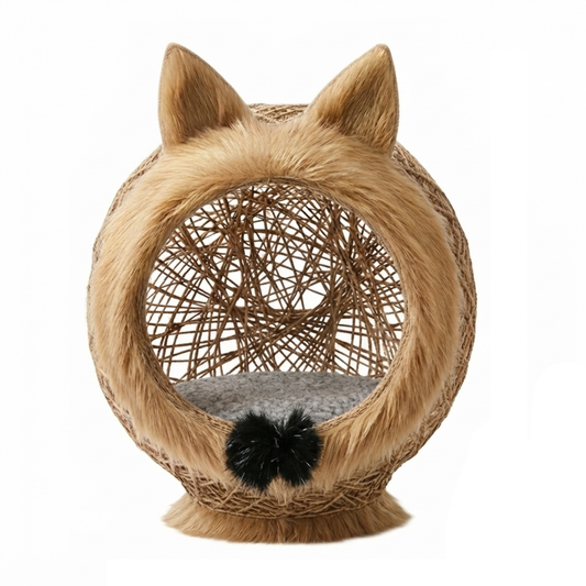 Cama Nido De Fique Para Gatos Con Cojin