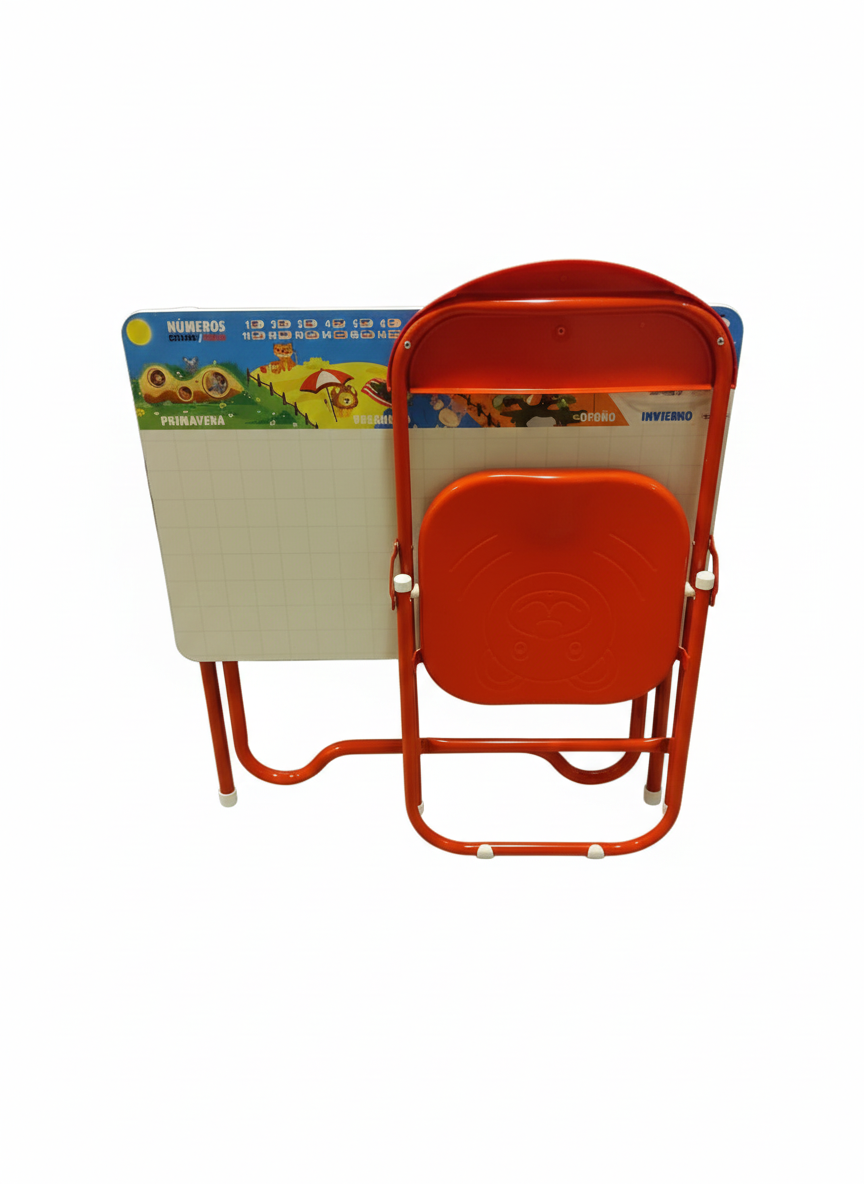 Pupitre Escritorio Plegable Para Niños Plastico