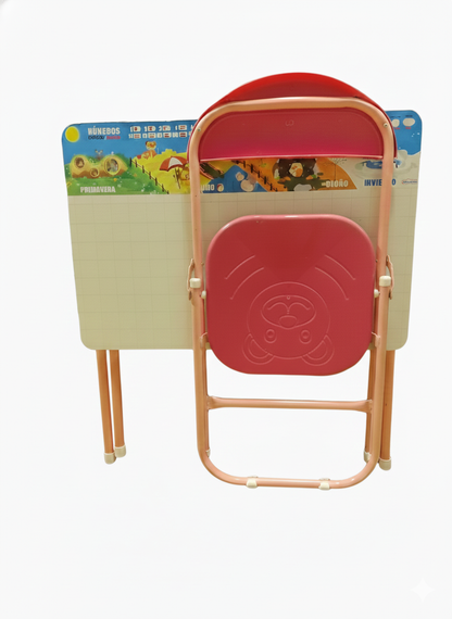 Pupitre Escritorio Plegable Para Niños Plastico