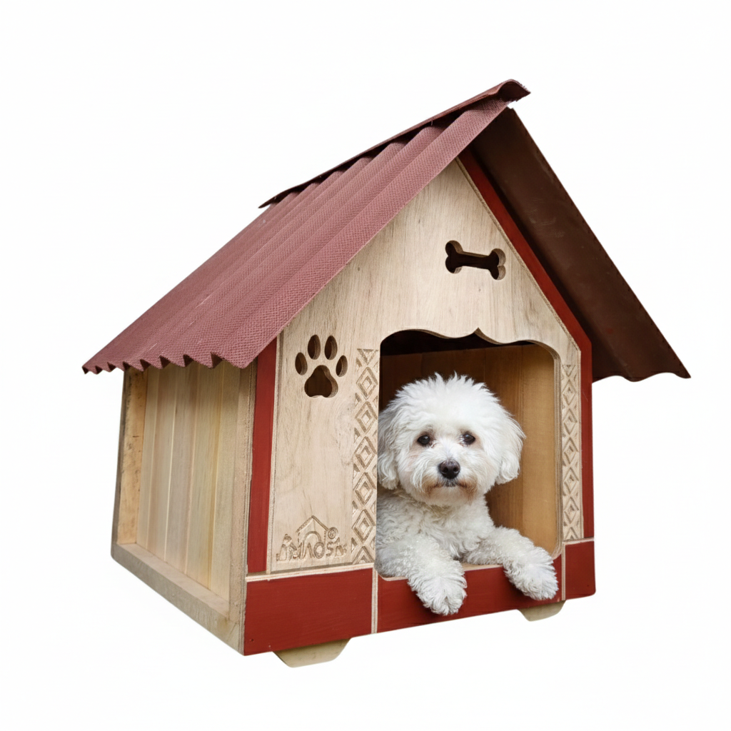Casa Para Perros En Pino Interperie