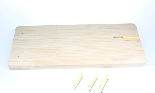 Rascador Acicalador De Pared En Pino Grande Para Gatos