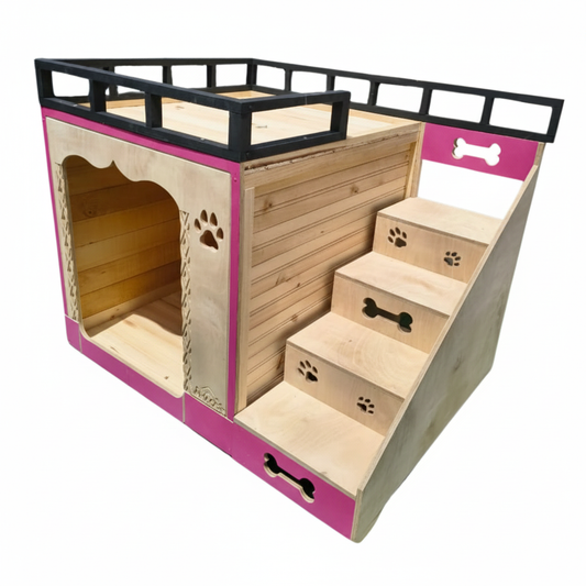 Casa Para Perro Grande De Terraza