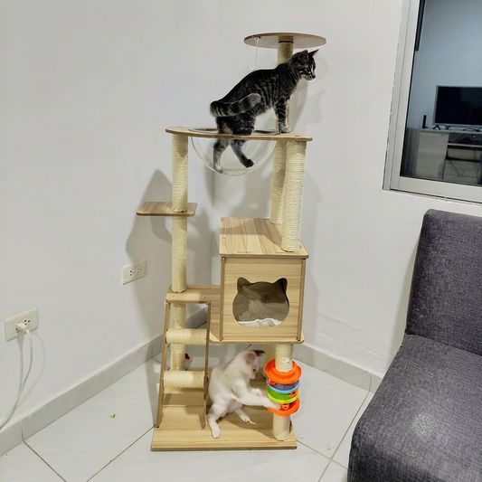 Gimnasio Arbol Para Gatos Desarmable Sakura