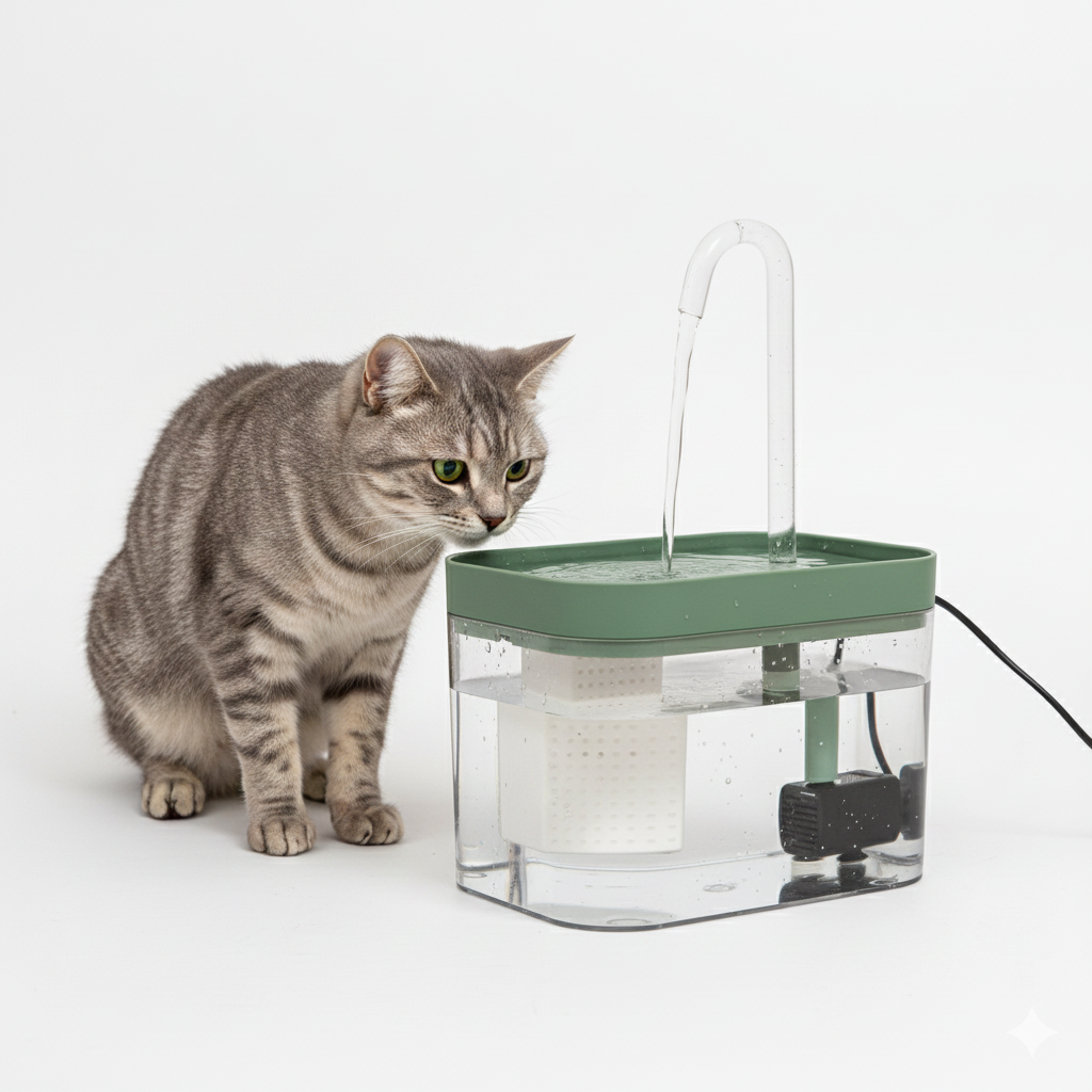 Fuente Bebedero De Agua Para Gatos