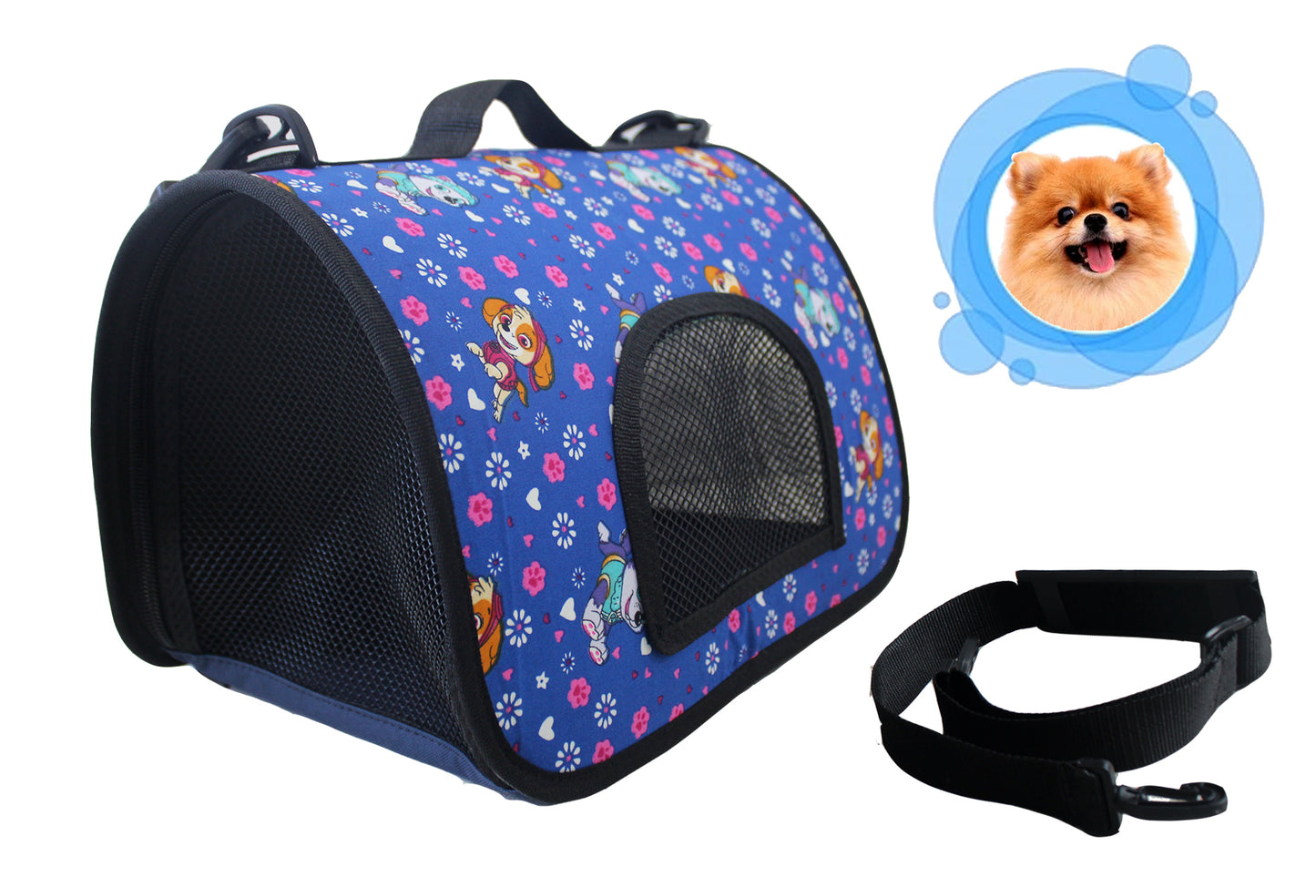 Guacal Cargador De Tela Para Perro o Gato Pequeño