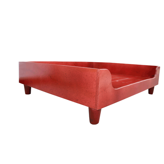 Base Cama Lacada En Madera De Pino Para Perros