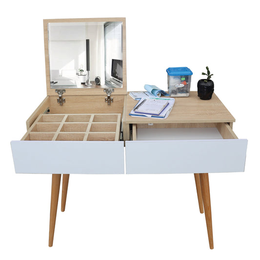 Mueble Tocador Moderno Con Espejo Vanity