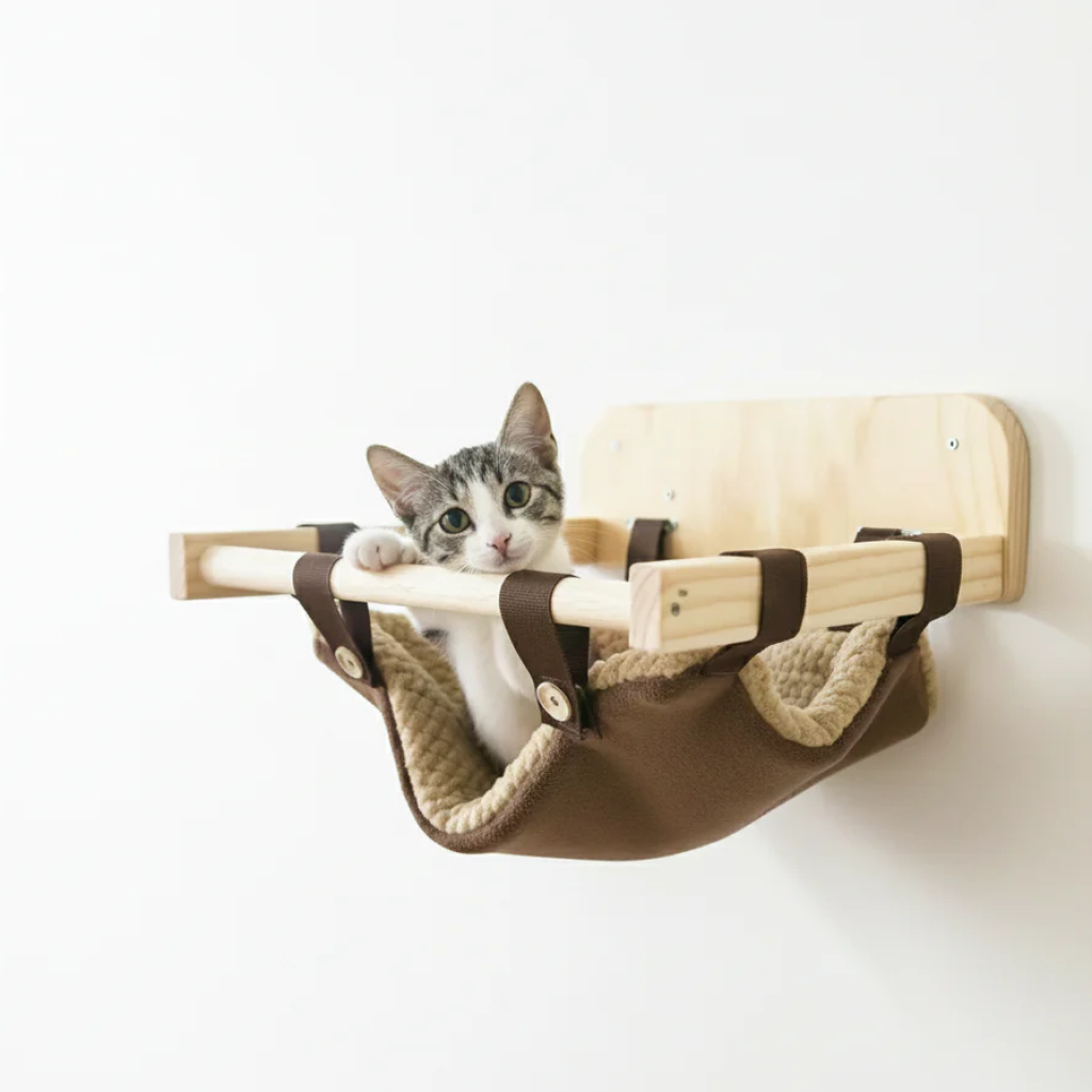 Hamaca De Ventana Para Gatos Tela De Peluche