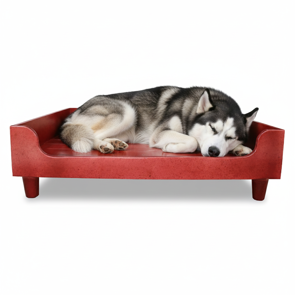 Base Cama Para Perros o Gatos En Madera Pino