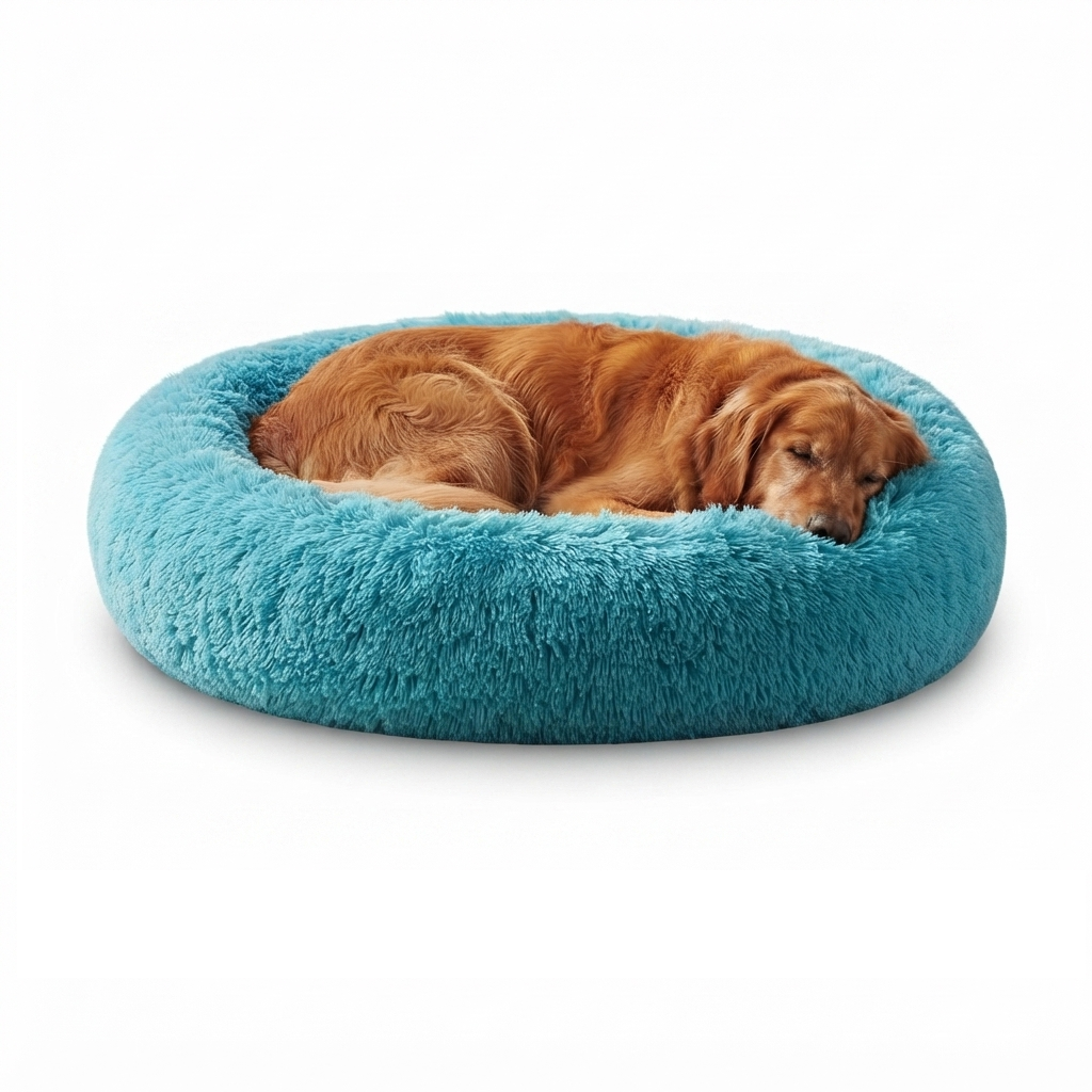 Cama Tipo Dona Para Mascotas Lavable