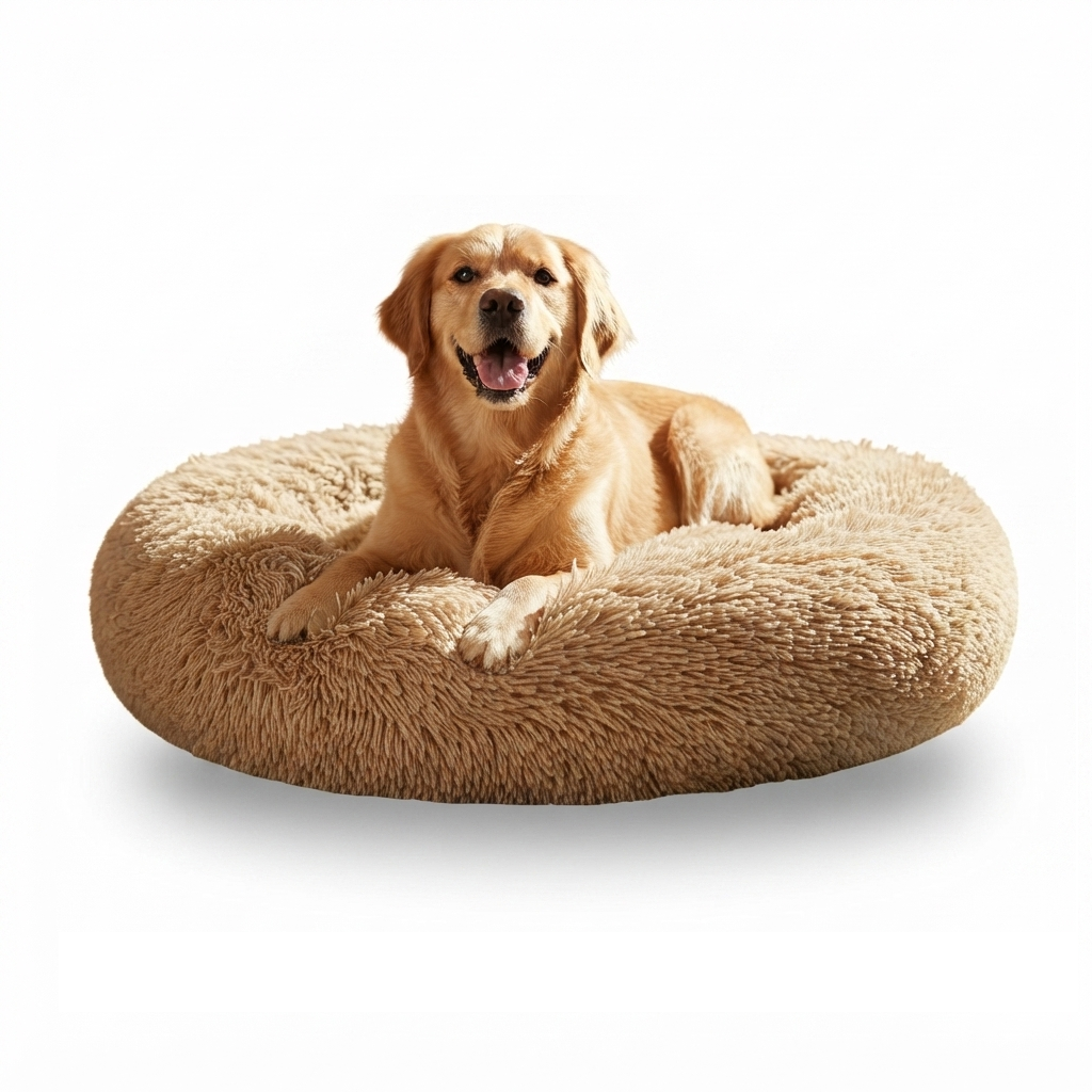 Cama Tipo Dona Para Mascotas Lavable