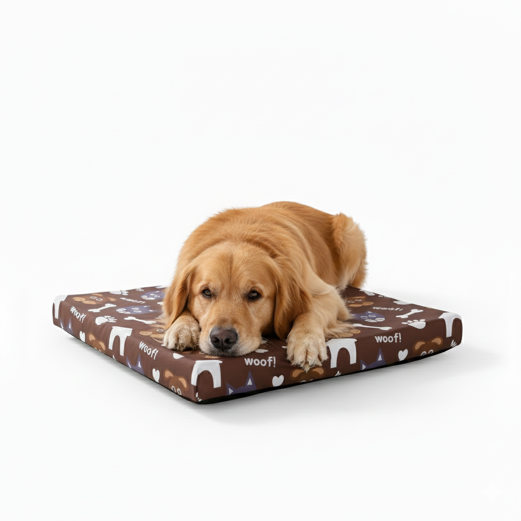 Colchoneta Para Perro Antifluido Con Cremallera
