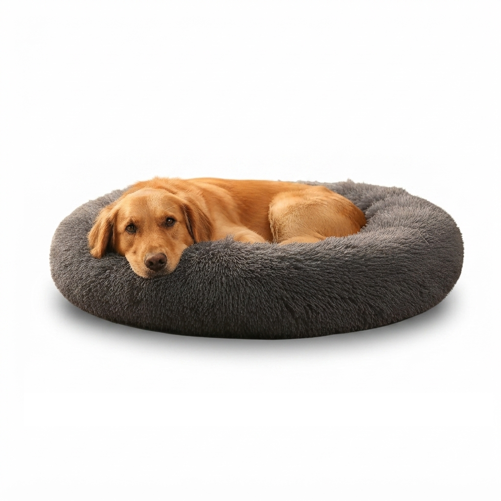 Cama Tipo Dona Para Mascotas Lavable