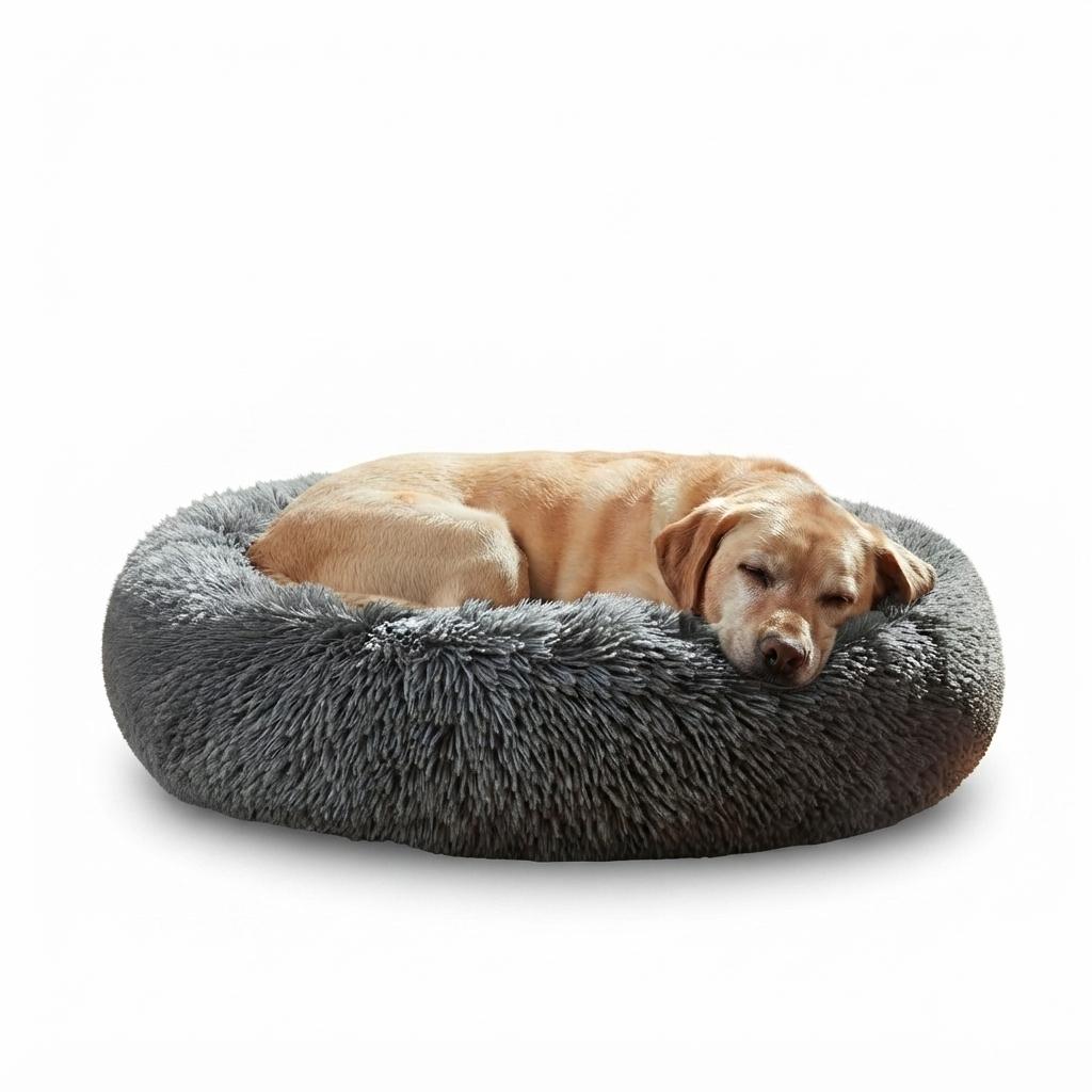 Cama Tipo Dona Para Mascotas Lavable