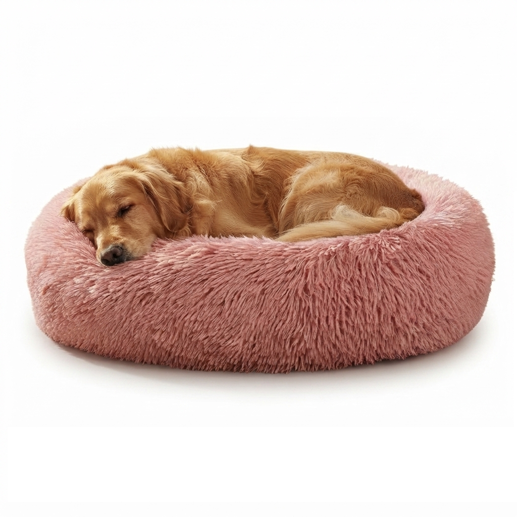 Cama Tipo Dona Para Mascotas Lavable