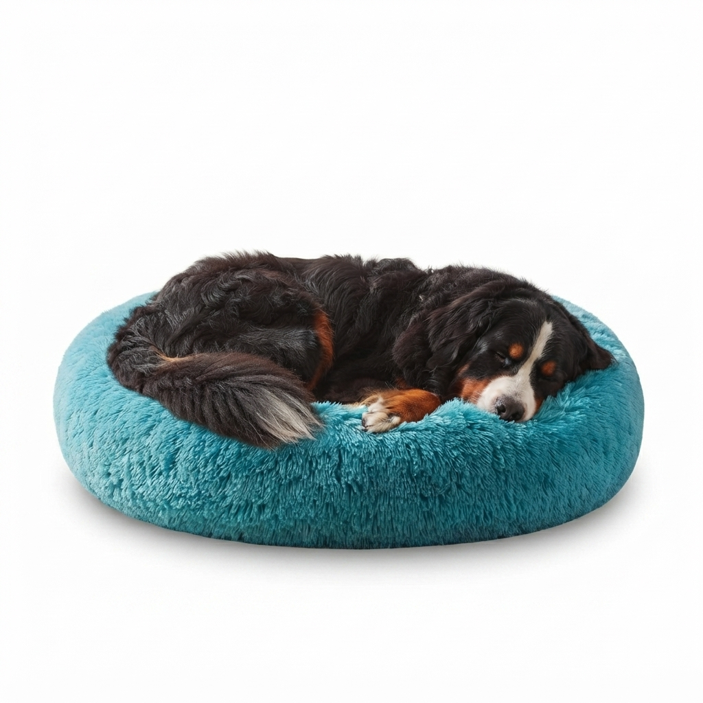 Cama Tipo Dona Para Mascotas Lavable