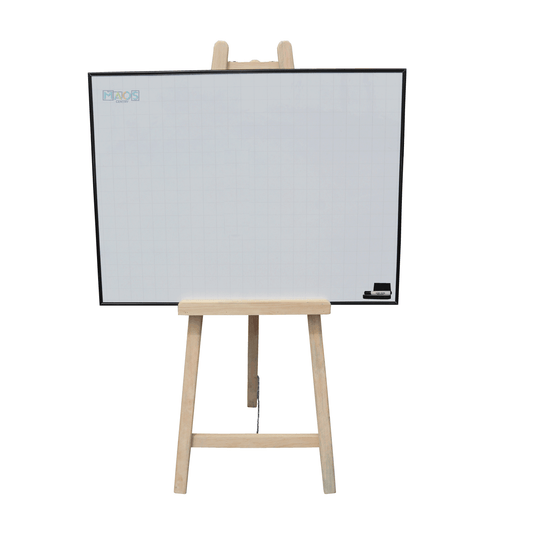 Pizarra Tablero Acrilico Cuadriculado Borrable Con Tripode