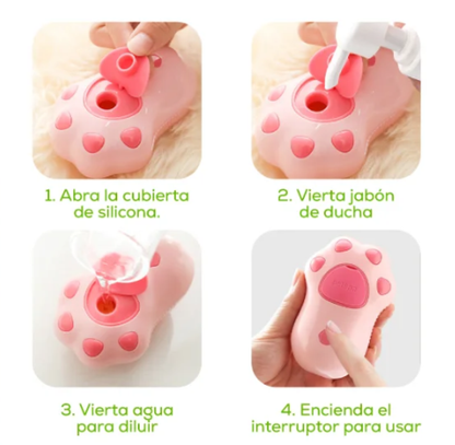 Cepillo De Baño Masajeador Spray Para Gatos o Perros