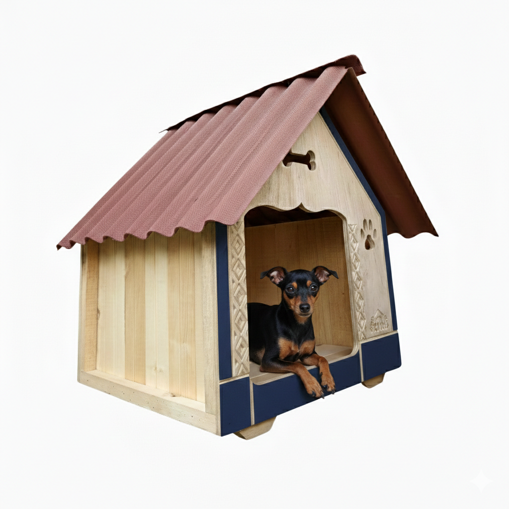 Casa Para Perros En Pino Interperie