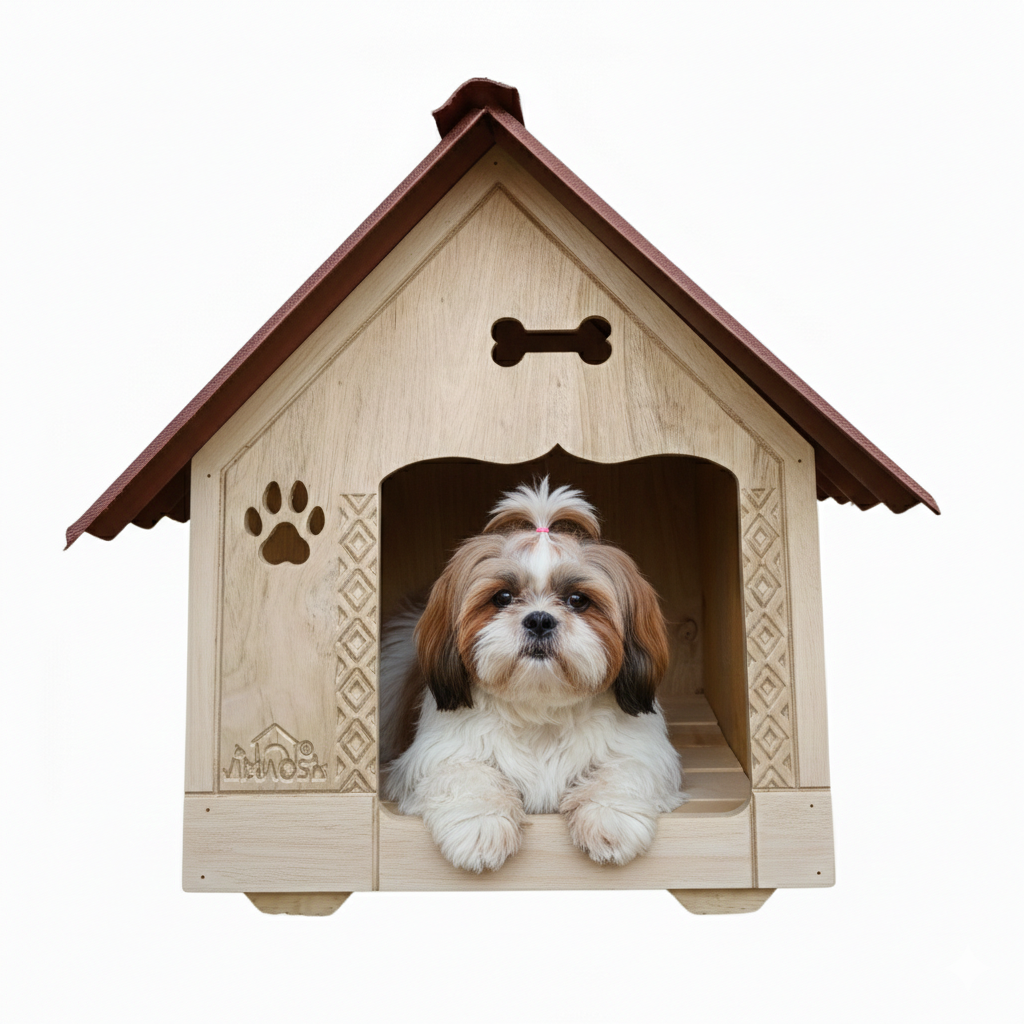 Casa Para Perros En Pino Interperie
