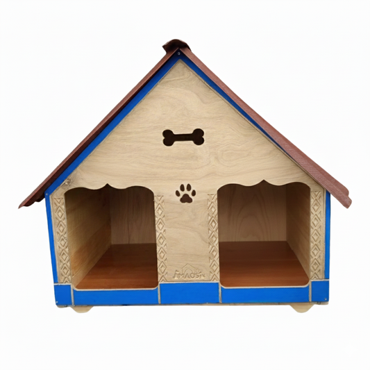 Casa Doble Para Perro ExtraGrande En Pino