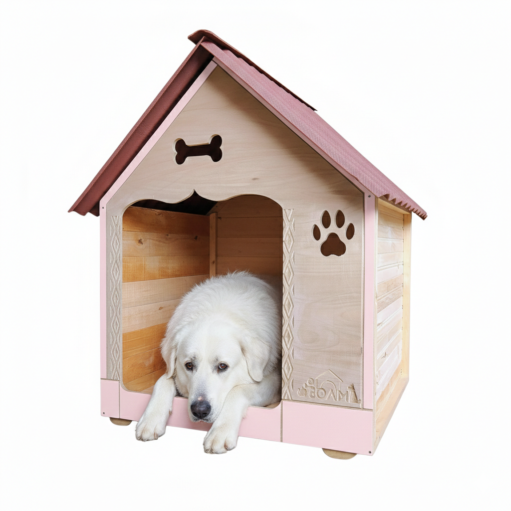 Casa Para Perros En Pino Interperie