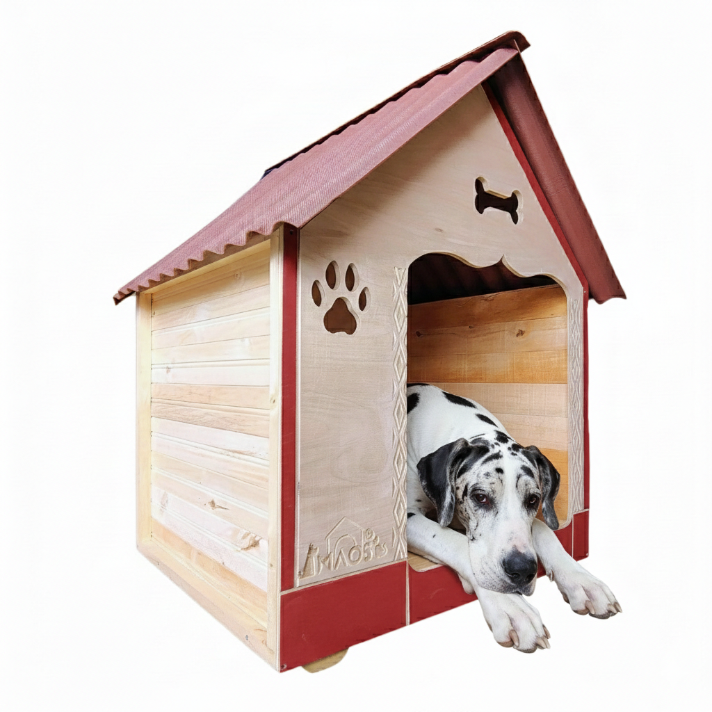 Casa Para Perros En Pino Interperie