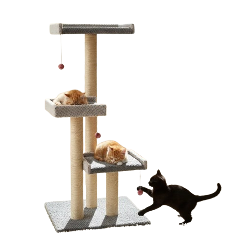 Gimnasio Arbol Rascador Para Gatos 3 Niveles