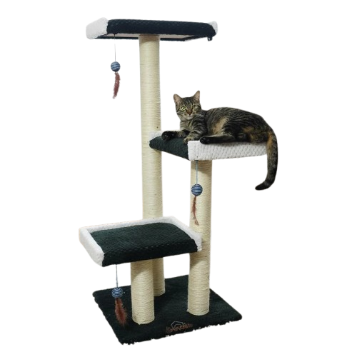 Gimnasio Arbol Rascador Para Gatos 3 Niveles