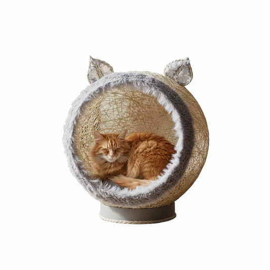 Cama Nido De Fique Para Gatos Con Cojin