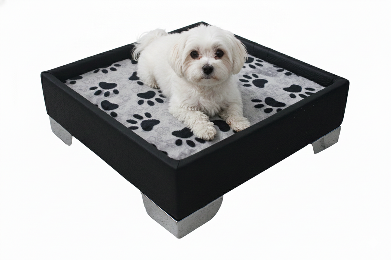 Base Cama Para Perros o Gatos En Madera Pino