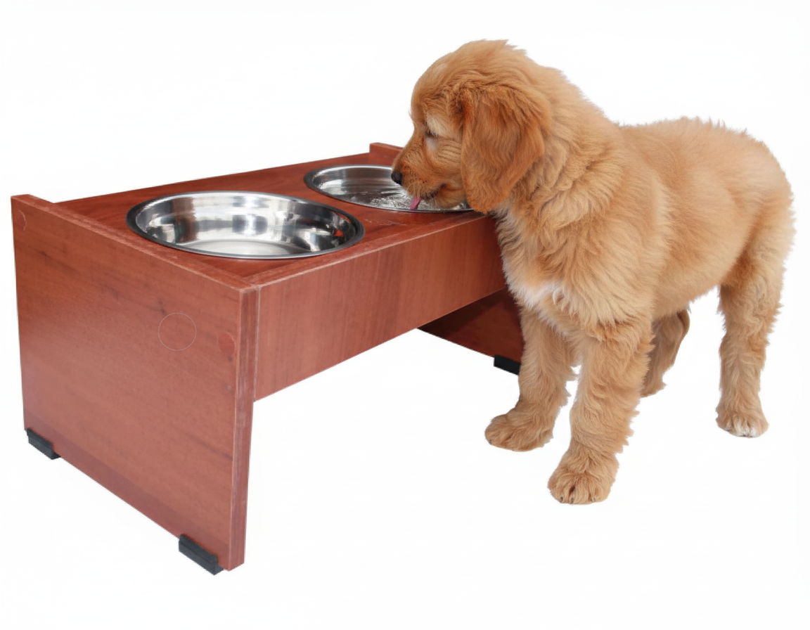 Mueble Comedero Bebedero Para Perros
