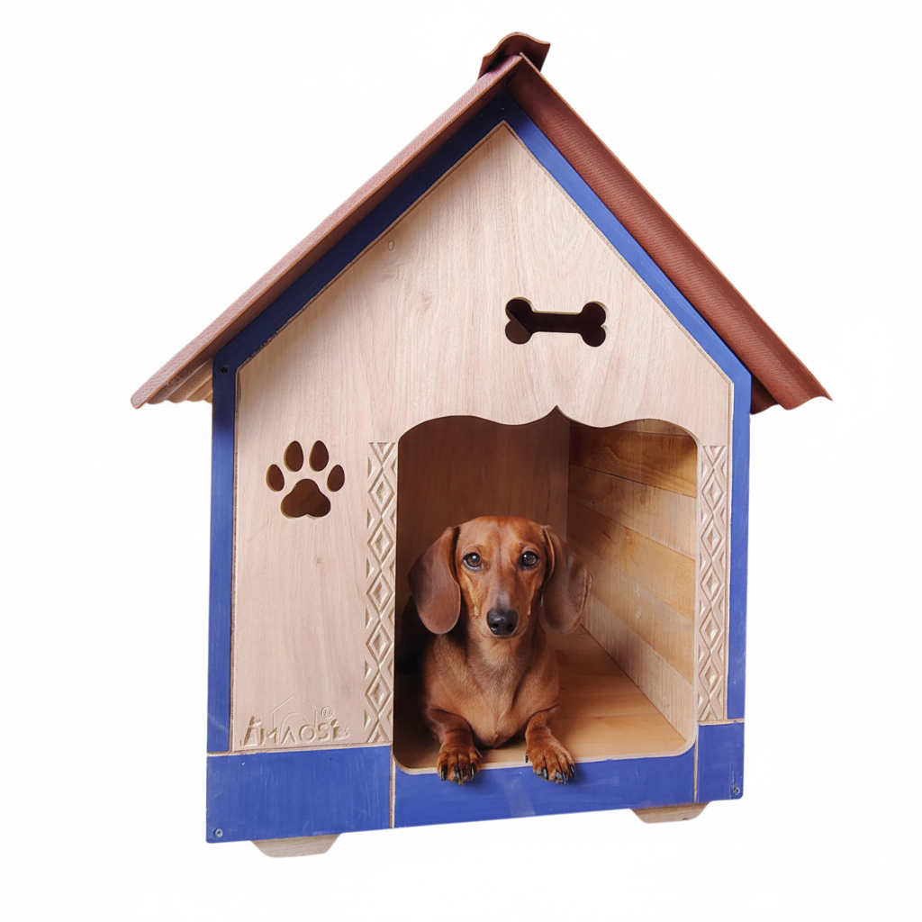 Casa Para Perros En Pino Interperie