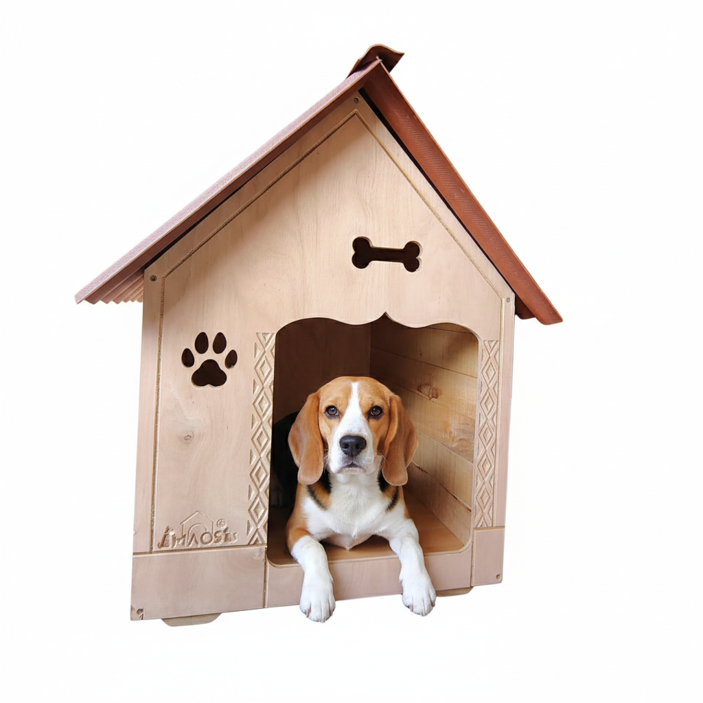 Casa Para Perros En Pino Interperie