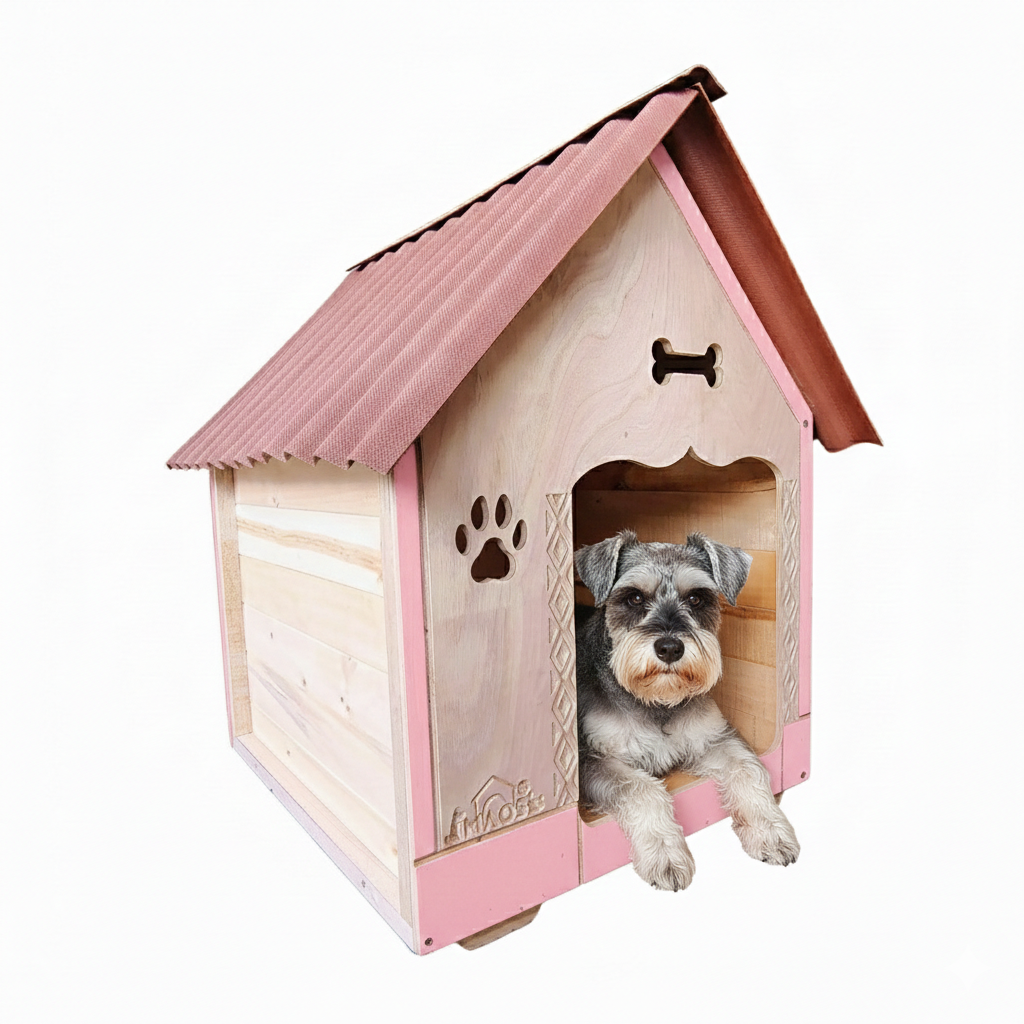 Casa Para Perros En Pino Interperie