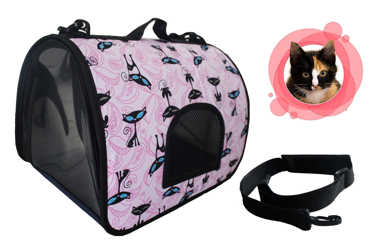 Guacal Cargador De Tela Para Perro o Gato Pequeño