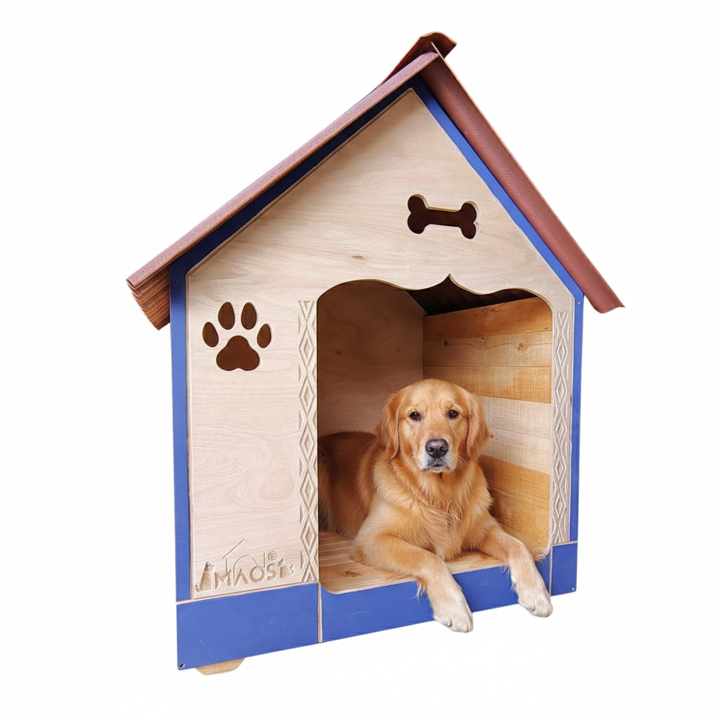 Casa Para Perros En Pino Interperie
