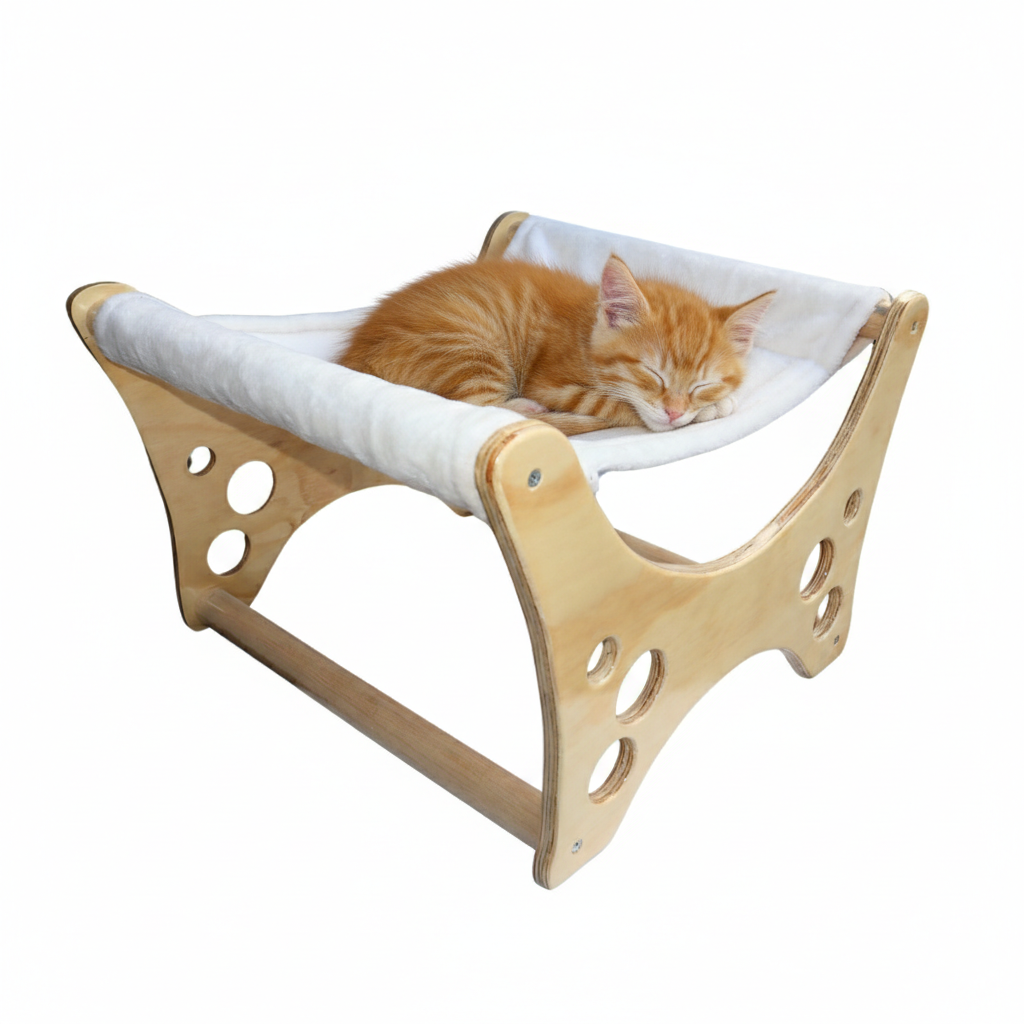 Hamaca De Ventana Para Gatos Tela De Peluche