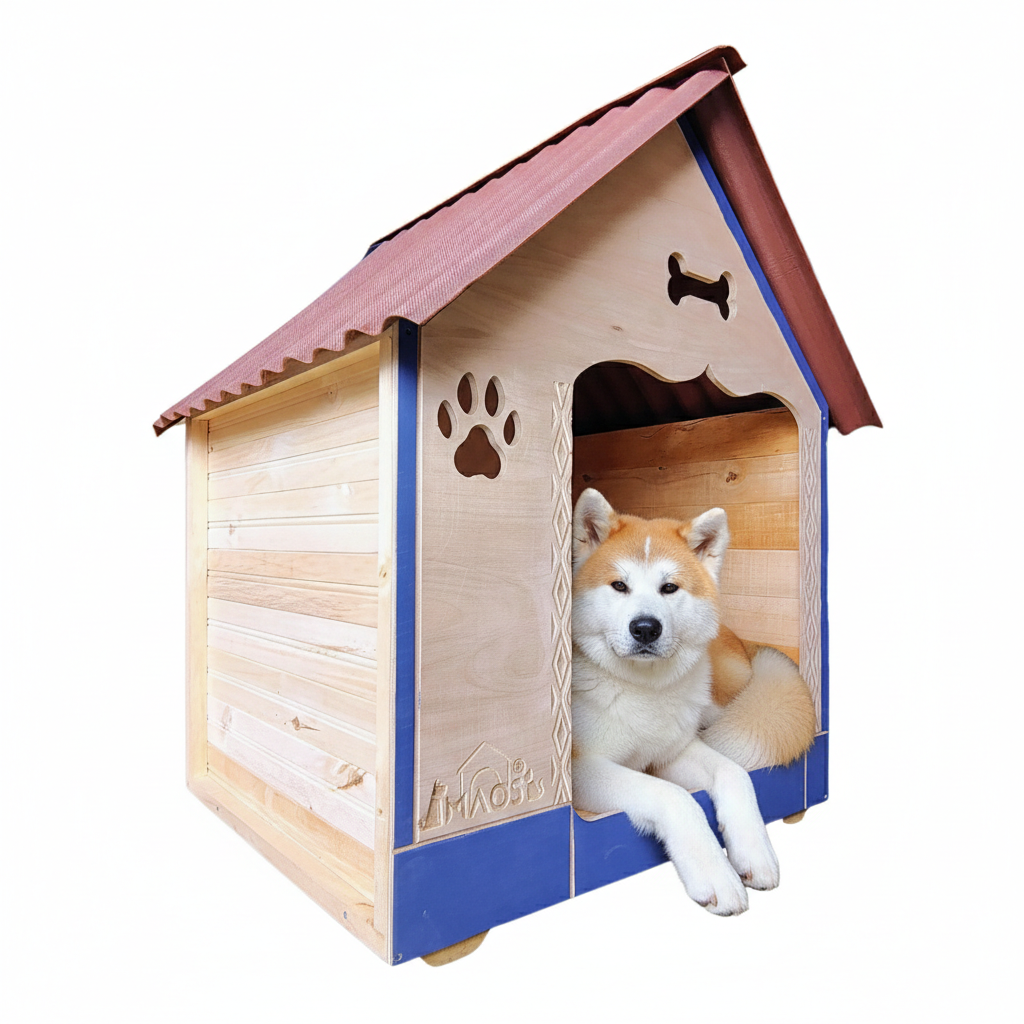 Casa Para Perros En Pino Interperie