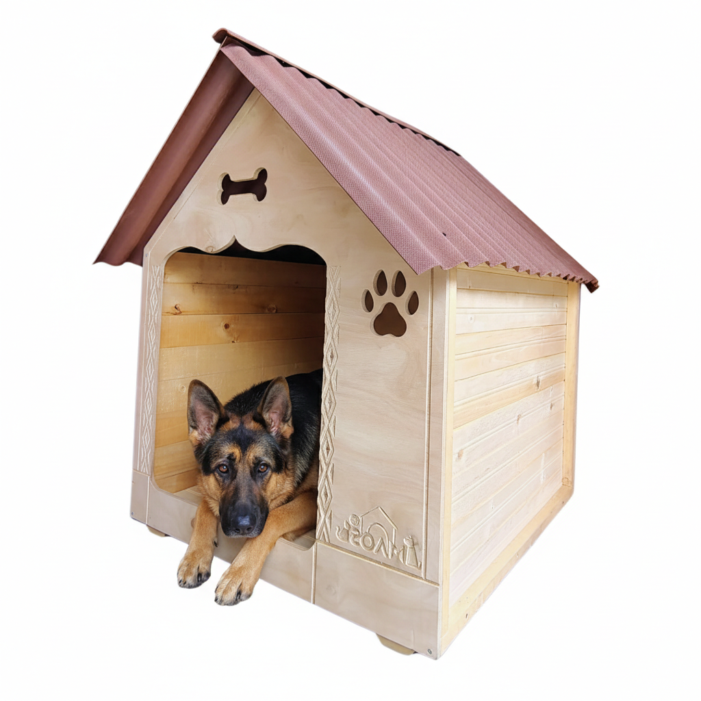 Casa Para Perros En Pino Interperie