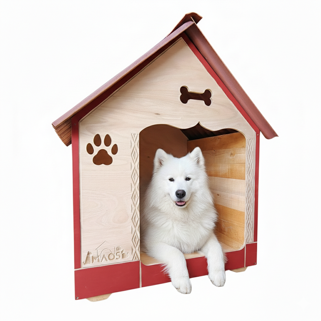 Casa Para Perros En Pino Interperie