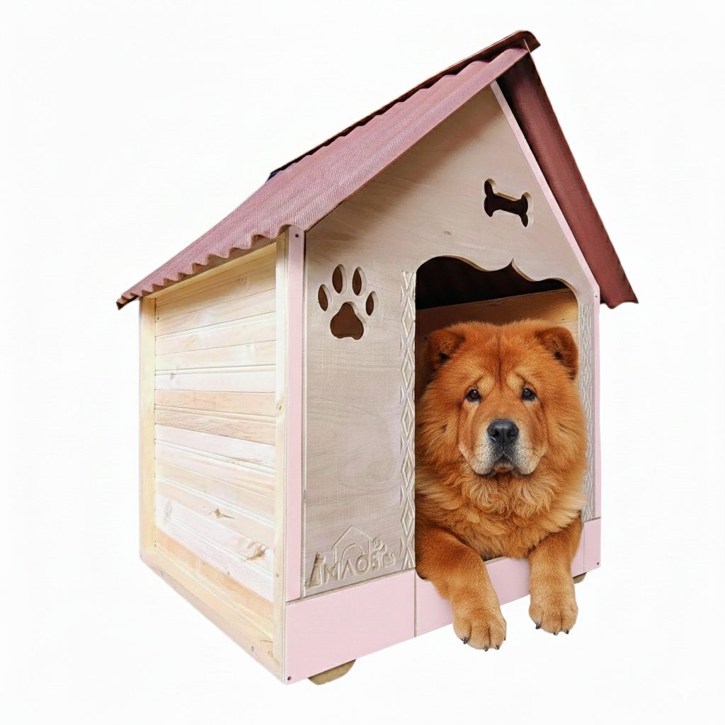Casa Para Perros En Pino Interperie