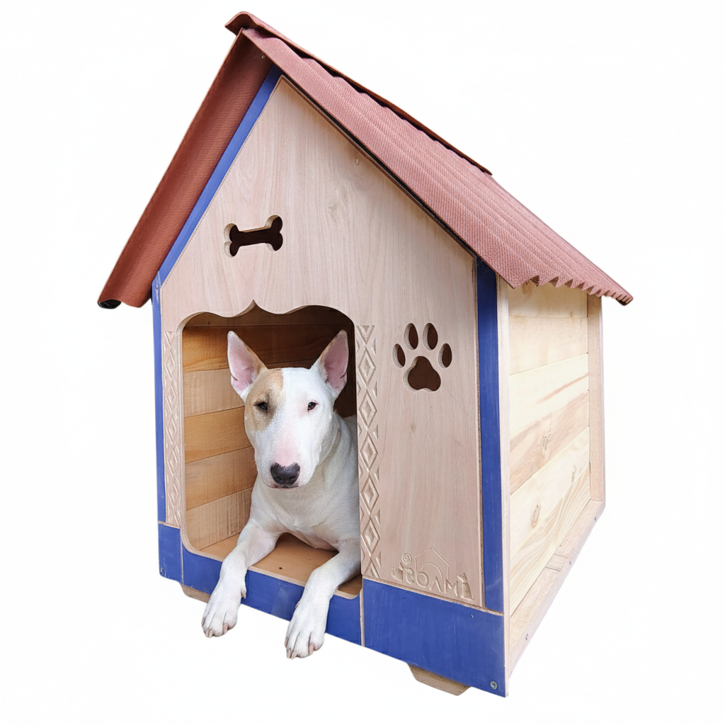 Casa Para Perros En Pino Interperie